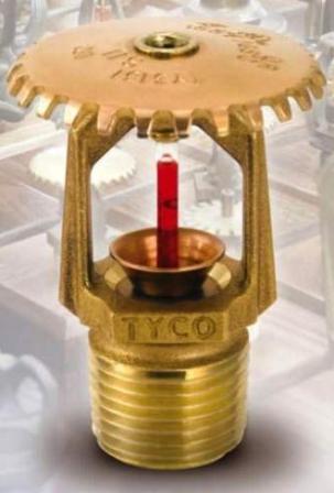 Системы водяного спринклерного пожаротушения, спринклеры TYCO
